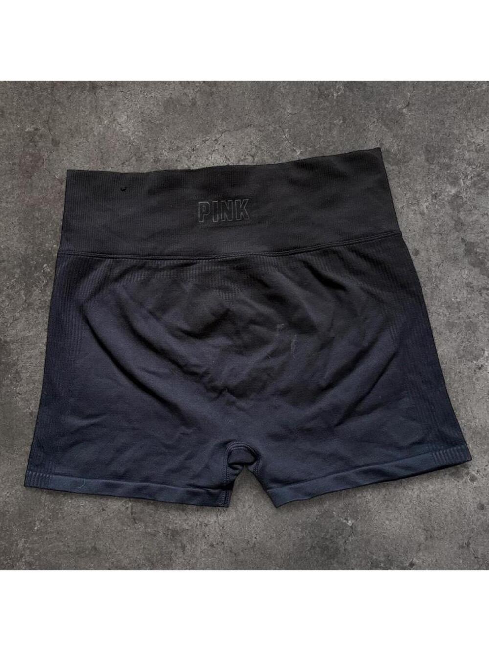 Beautiful Victoria's Secret PINK black spandex shorts